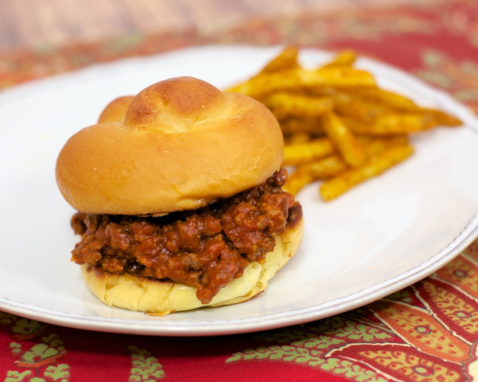 sloppy joes with tomato soup and salsa